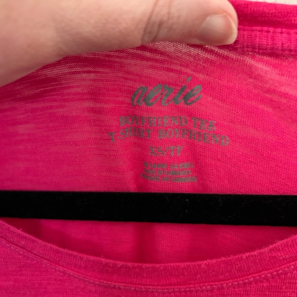 Aerie Breezy, Pink TShirt, Sz XS - Picture 3 of 6